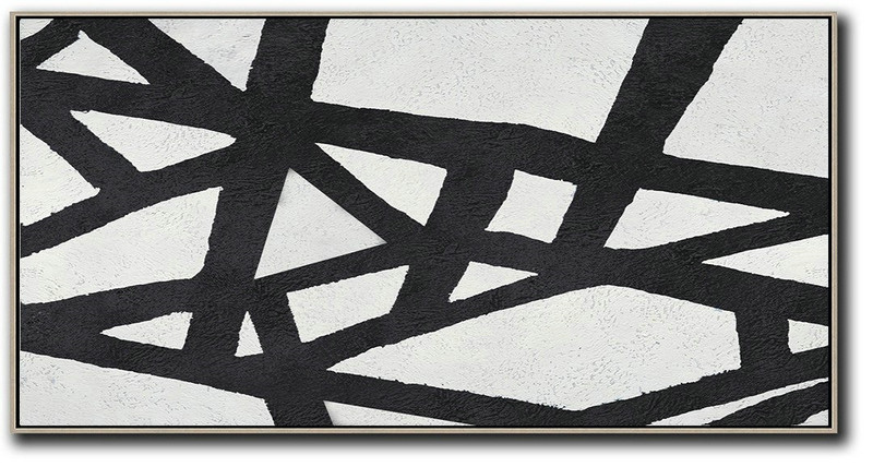 Extra Large Wall Art,Oversized Panoramic Minimal Art On Canvas - Big Wall Art For Living Room
